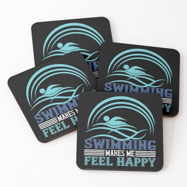 Item preview, Swimming - Swimming Makes Me Feel Happy Classic T-Shirt designed and sold by alishaston.
