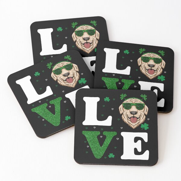 Item preview, Love Golden Retriever St Patricks Day designed and sold by Meggie179.