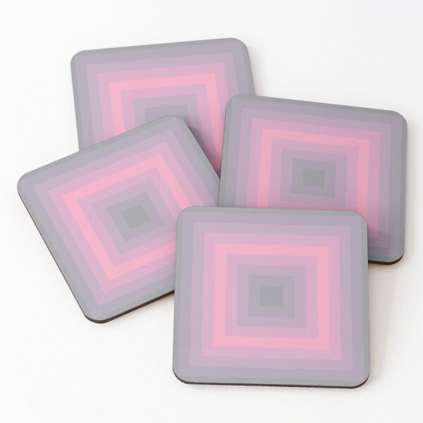 Aperçu de l'œuvre Modèle abstrait rose prisme gris ultime créée et vendue par PatternSalad.