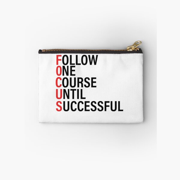 Item preview, focus motivational quote designed and sold by Xippy Art.