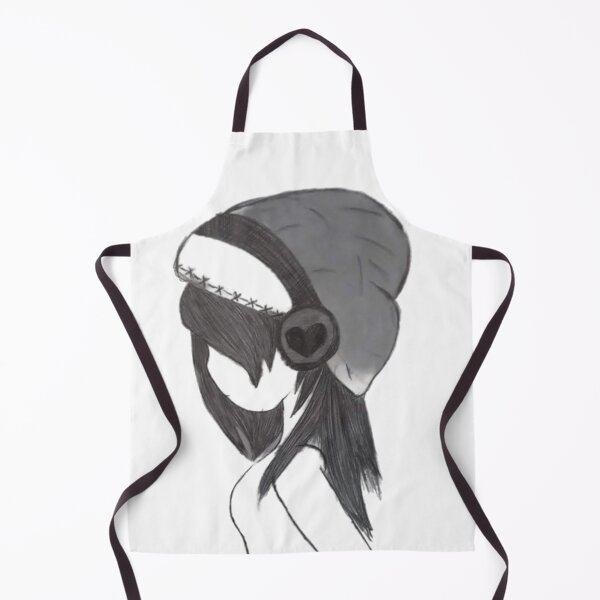 Item preview, Cool Girl Listing to Some Tunes Charcoal Art by Tasneem designed and sold by Amazing Arts Designs.