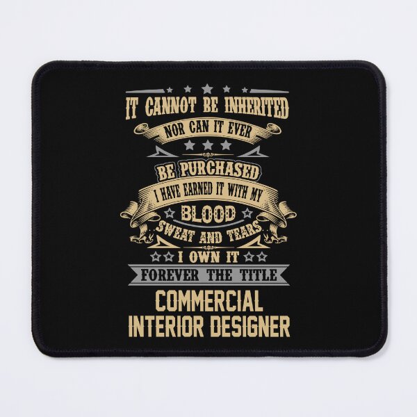Item preview, Commercial Interior Designer T Shirt - Forever The Title Job Gift Item Tee designed and sold by celiagomez456.
