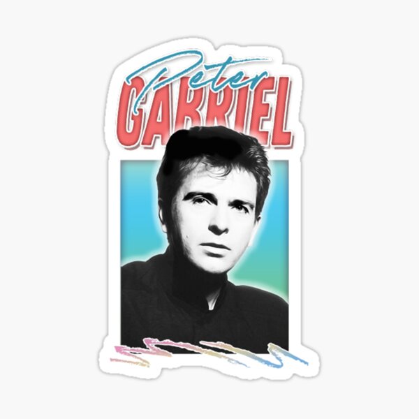 Lot of 2pcs PETER GABRIEL 03 UP PINK ARROWS iPod PHONE SMALL STICKER 
