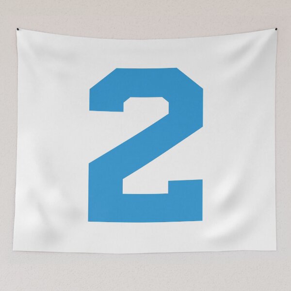 Item preview, Number 2, Blue two, Sports number 2 designed and sold by TheCultStuff.
