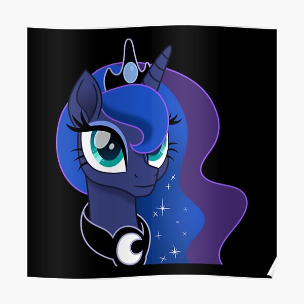 Princess Luna portrait Poster