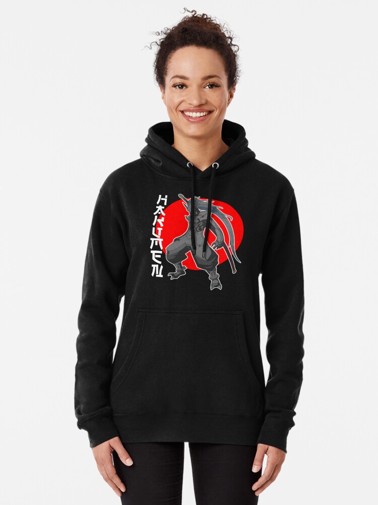 Red japanese hoodie online