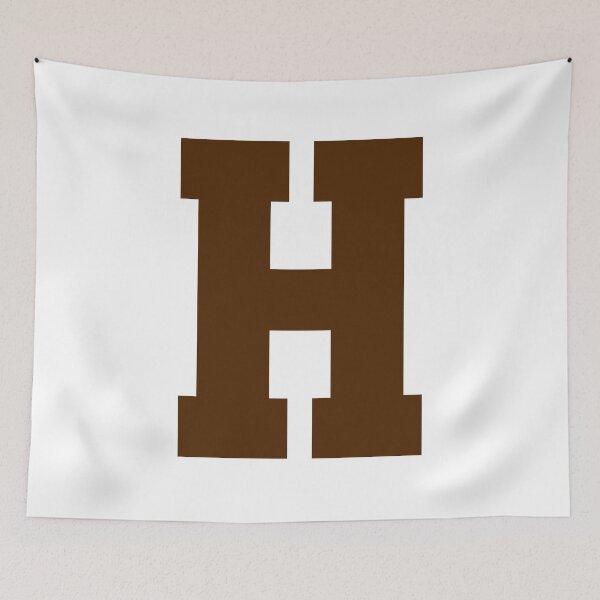 Item preview, Alphabet, Brown H, Sports letter H designed and sold by TheCultStuff.