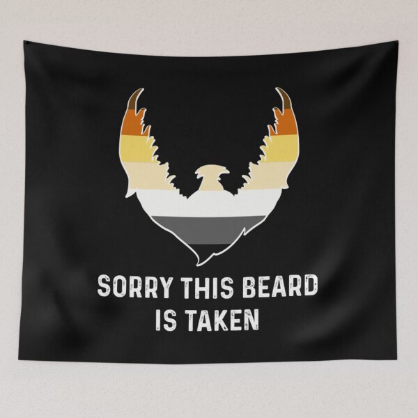 Item preview, Sorry This Beard is Taken Bear Brotherhood Flag Funny Gay Pride designed and sold by BufFord71.