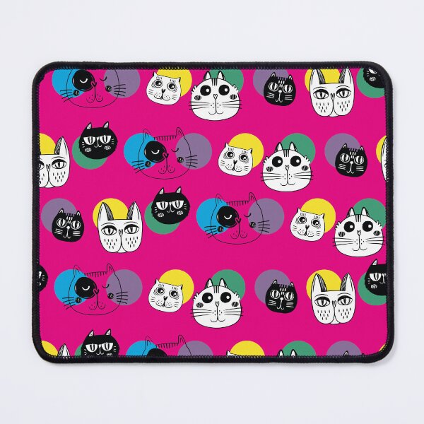 Item preview, funny cat faces, kawaii patterns designed and sold by Mauswohn.
