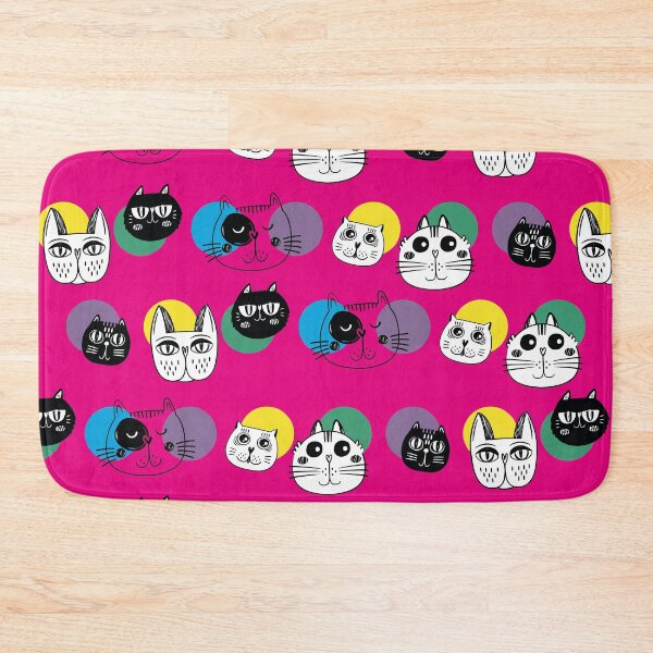 Item preview, funny cat faces, kawaii patterns designed and sold by Mauswohn.
