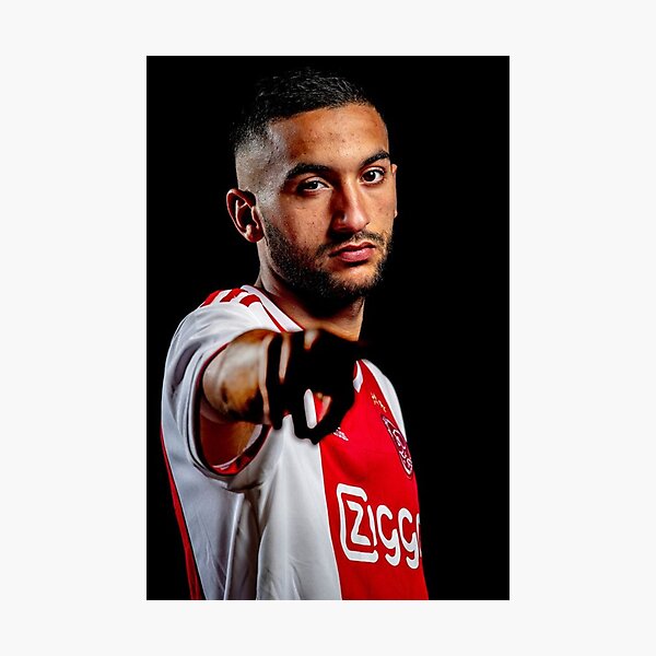 Download wallpapers Hakim Ziyech, portrait, Morocco national football team,  midfielder, Moroccan footba…