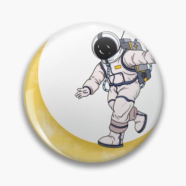Item preview, Spaceface, Astronauts In Space With Moon Star, Zero Gee designed and sold by Ildar012.