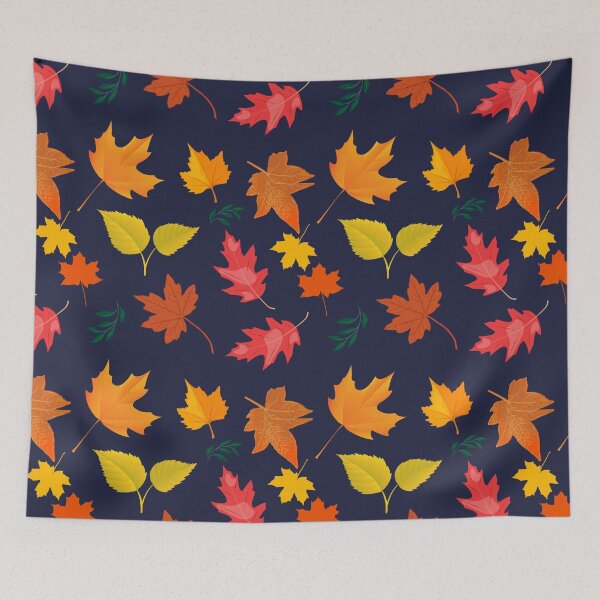 Item preview, Simple Colorful Fall Leaf Pattern Design designed and sold by lordyswiss.