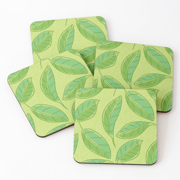 Item preview, Loose Leaf Spree on Light Chartreuse (Spring Garden pattern) designed and sold by PaisleyMcNoodle.