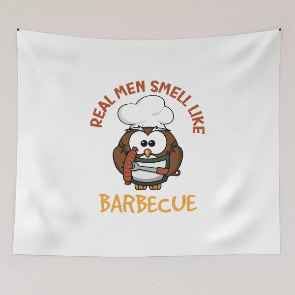 Item preview, Real Men Smell Like Barbecue designed and sold by beefrancky.