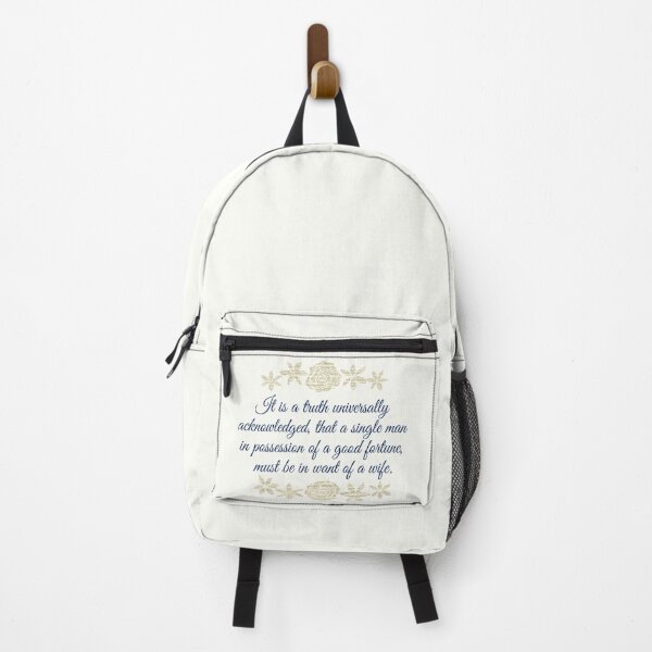 Item preview, It is a Truth Universally Acknowledged - Jane Austen - Navy text designed and sold by SupremeBee.
