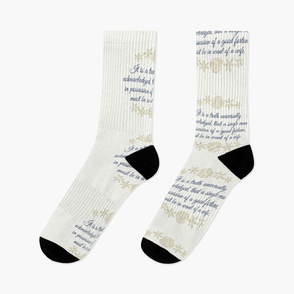 Item preview, It is a Truth Universally Acknowledged - Jane Austen - Navy text designed and sold by SupremeBee.