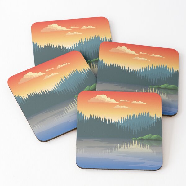 Item preview, Forest Reflections in the Lake designed and sold by deepgoa.