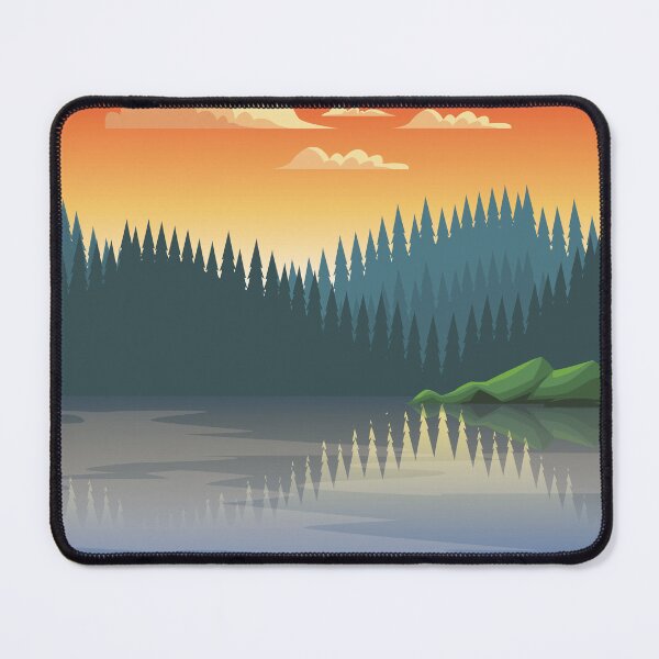 Item preview, Forest Reflections in the Lake designed and sold by deepgoa.