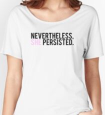 #ShePersisted: Light Design Women's Relaxed Fit T-Shirt