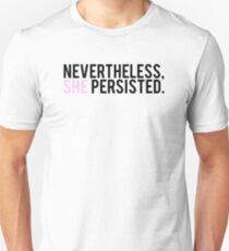 #ShePersisted: Light Design Unisex T-Shirt
