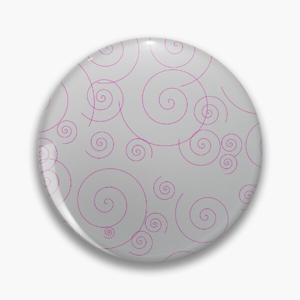 Item preview, Spirals out of control in pink: doodles. Pink spirals on gray background designed and sold by Becky Hunter.