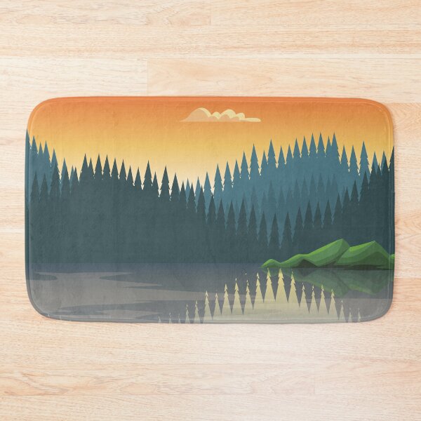 Item preview, Forest Reflections in the Lake designed and sold by deepgoa.