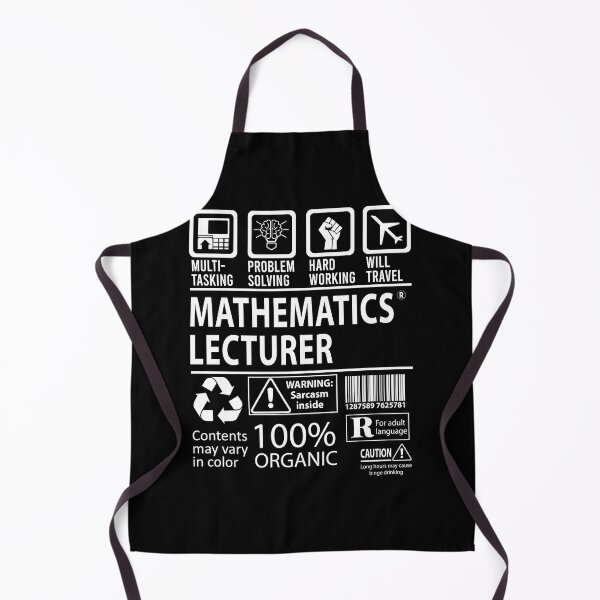 Item preview, Mathematics Lecturer T Shirt - MultiTasking Certified Job Gift Item Tee designed and sold by sabinacsnm.