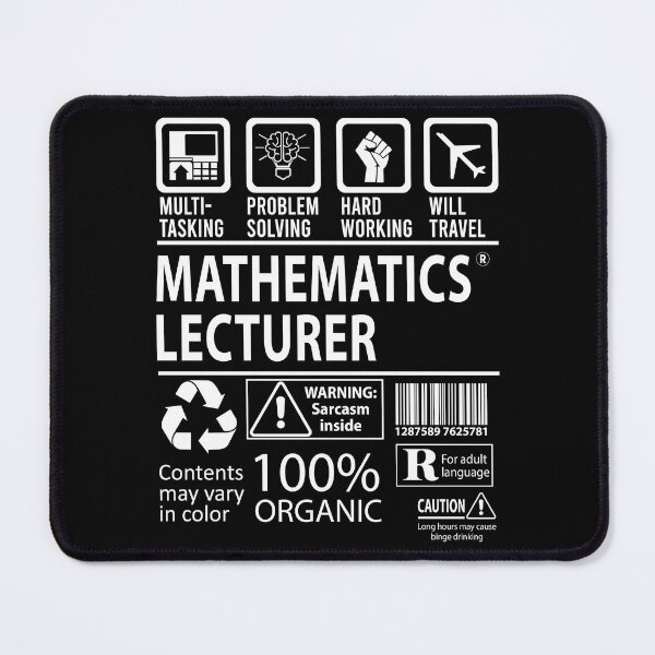 Item preview, Mathematics Lecturer T Shirt - MultiTasking Certified Job Gift Item Tee designed and sold by sabinacsnm.