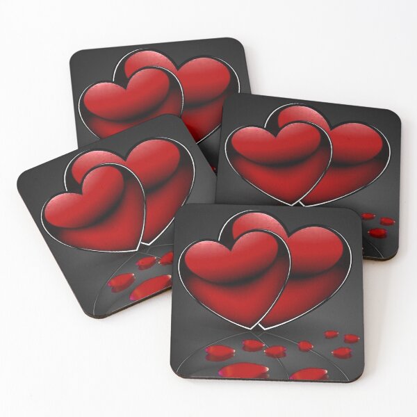Item preview, double hearts designed and sold by kakawaldi.