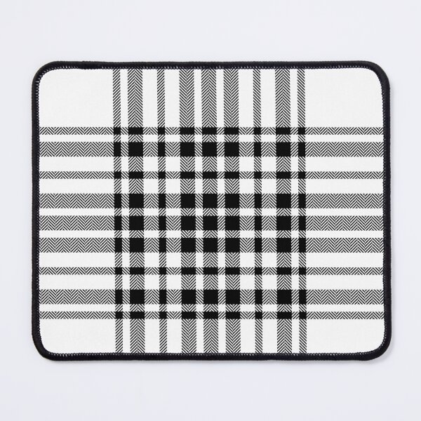 Item preview, Black and white classic tartan plaid pattern. designed and sold by SolarDesign.