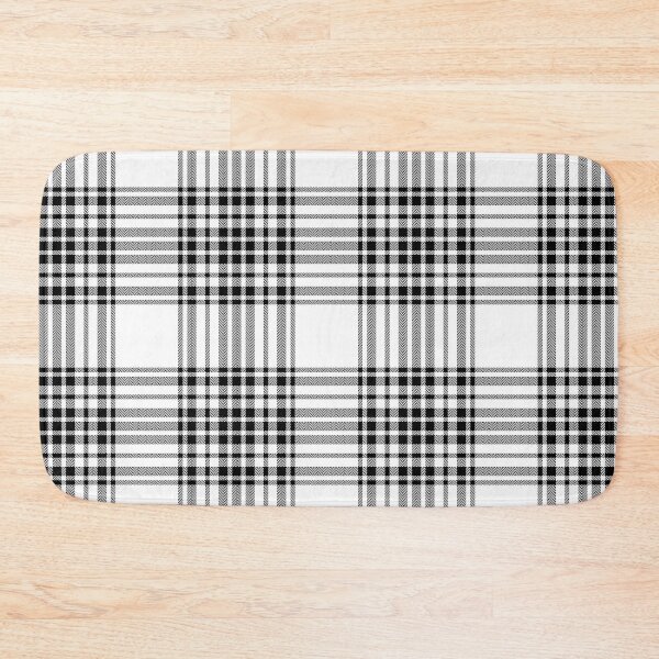 Item preview, Black and white classic tartan plaid pattern.  designed and sold by SolarDesign.