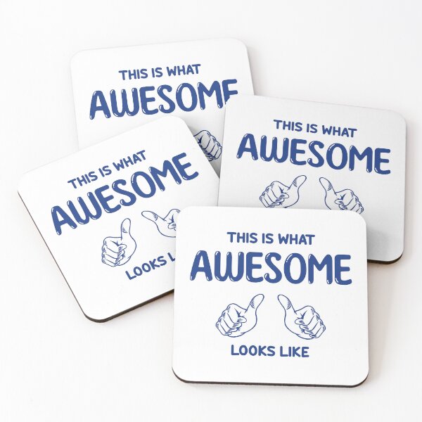 Item preview, This is what awesome looks like cute quote designed and sold by RMelissart.
