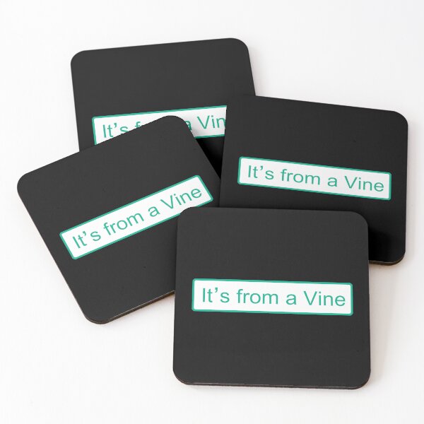 Item preview, It's From A Vine Sticker designed and sold by gretaboone.