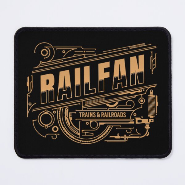 Item preview, RAILFAN - Railroad & Trains for any Train Fan, Railroad Modeller Collector or Model Train Enthusiast designed and sold by TheTrainRoom.