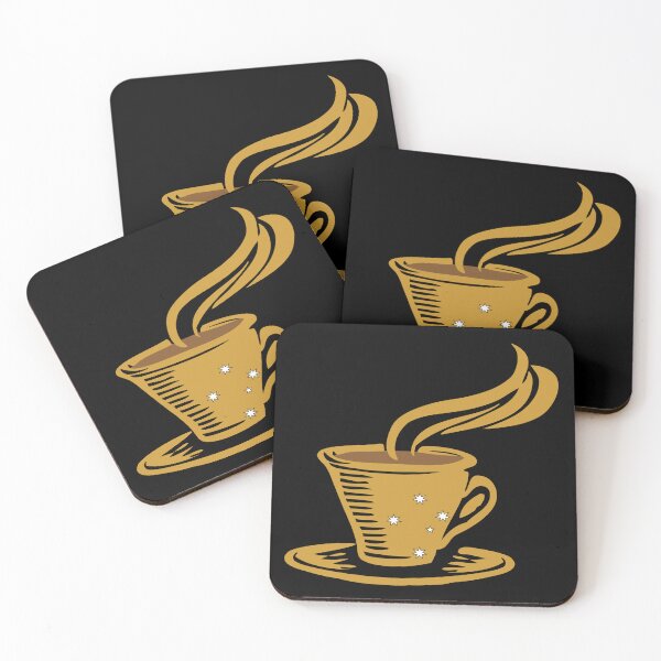 Aperçu de l'œuvre Art de couleur de tasse de café d'or créée et vendue par artdragongift 15.