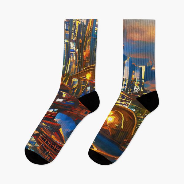 Item preview, Skyline from the Future designed and sold by AM FineArtPrints.