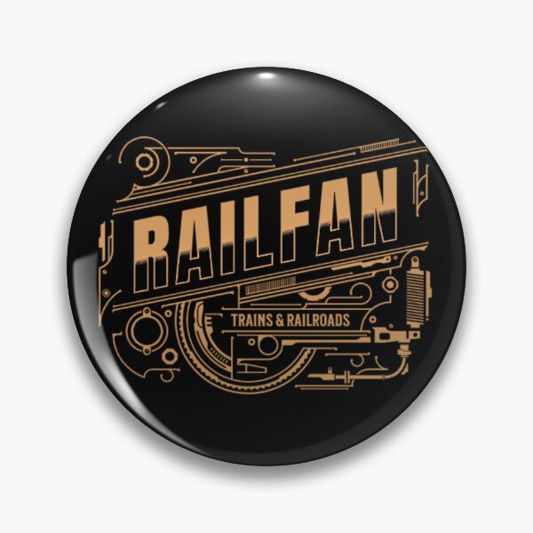 Item preview, RAILFAN - Railroad & Trains for any Train Fan, Railroad Modeller Collector or Model Train Enthusiast designed and sold by TheTrainRoom.