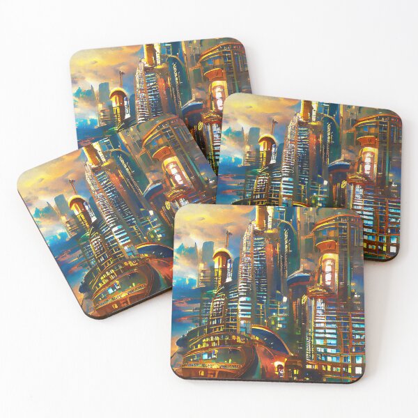 Item preview, Skyline from the Future designed and sold by AM FineArtPrints.