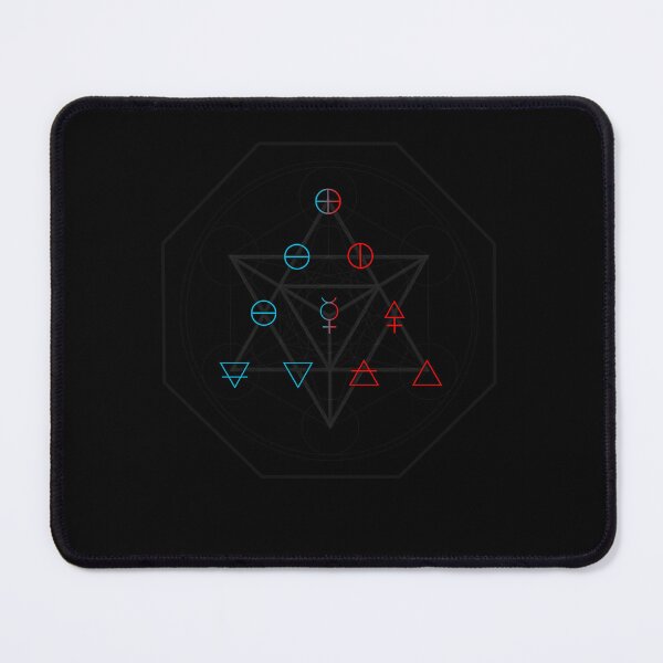 Item preview, Alchemy Elements Chart Blue-Red! designed and sold by Pablo Carlos Budassi.