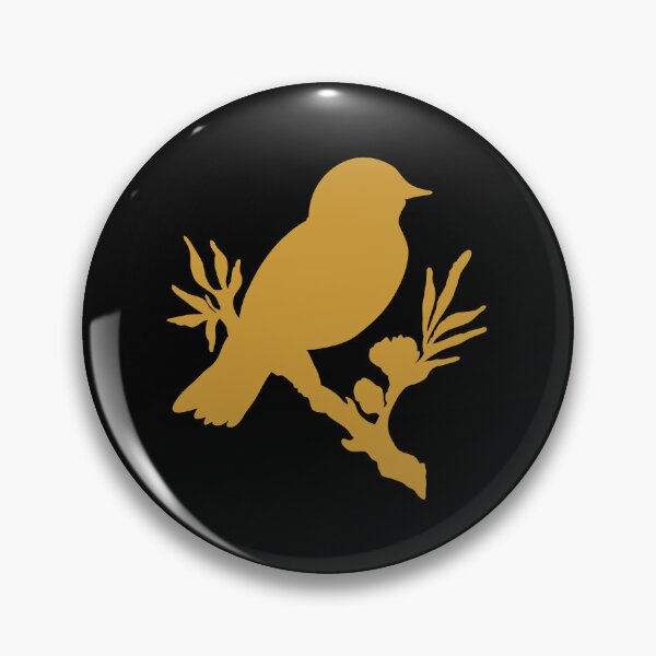 Item preview, Golden bird on a branch color artt designed and sold by artdragongift 15.