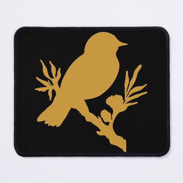 Item preview, Golden bird on a branch color artt designed and sold by artdragongift 15.
