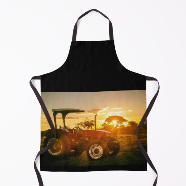 Item preview, a Tractor at Sunset on a Farm in South Africa designed and sold by RonelBroderick.
