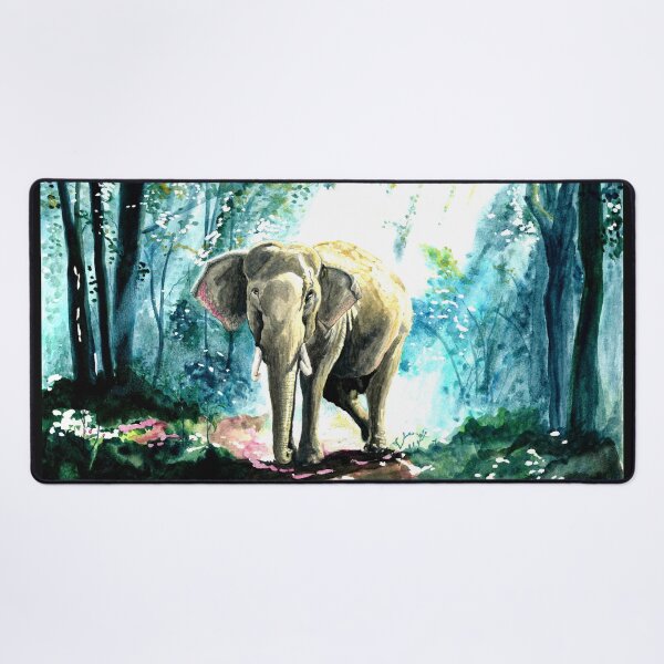 Item preview, Elephant in the forest with sunlight on his back designed and sold by CharisCreations.