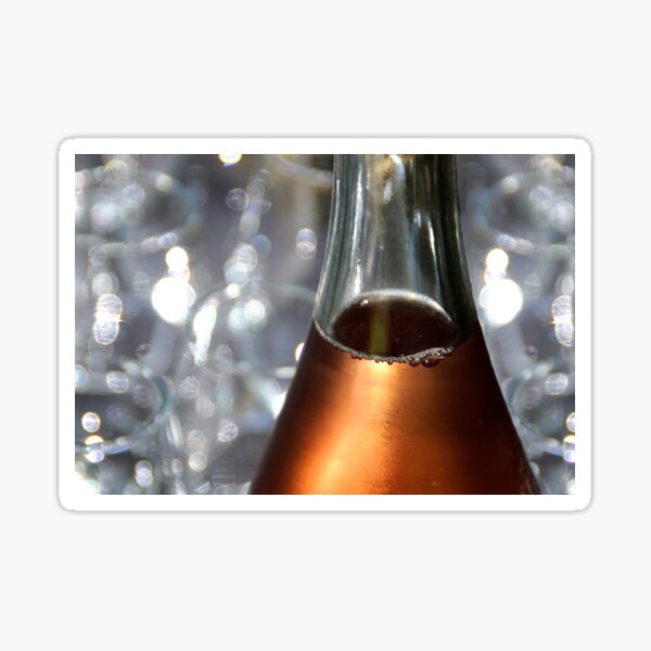 Wine Bubbles and Sparkles by Adelaide artist Avril Thomas at Magpie Springs Sticker