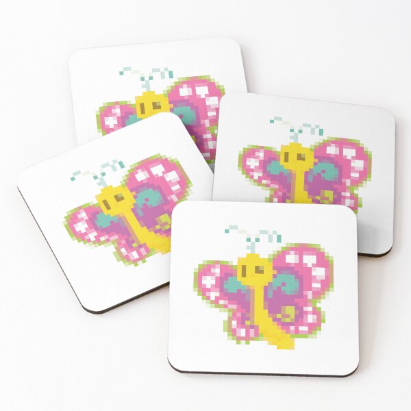 Item preview, Cute pixel art flying butterfly designed and sold by PrintsyGal.