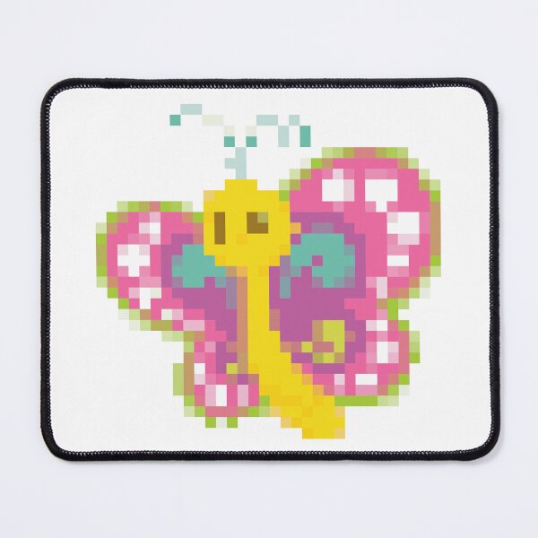 Item preview, Cute pixel art flying butterfly designed and sold by PrintsyGal.