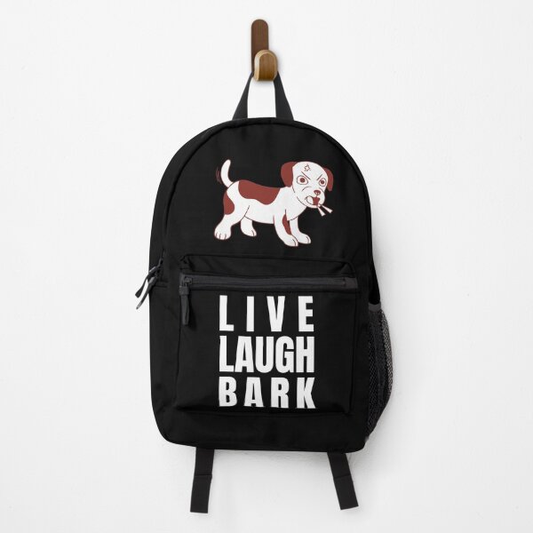 Item preview, Live Laugh Bark - Black White Retro Typography | Funny Sarcastic Memes designed and sold by Delandor.