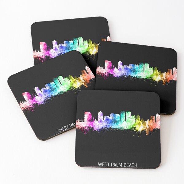 Item preview, West Palm Beach Florida Skyline designed and sold by ArtPrints.
