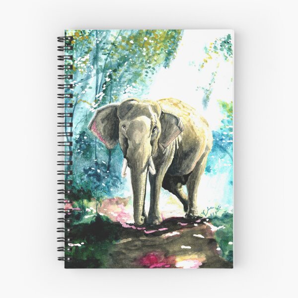 Item preview, Elephant in the forest with sunlight on his back designed and sold by CharisCreations.